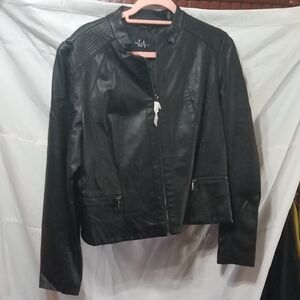Women's Black Vegen Leather Jacket